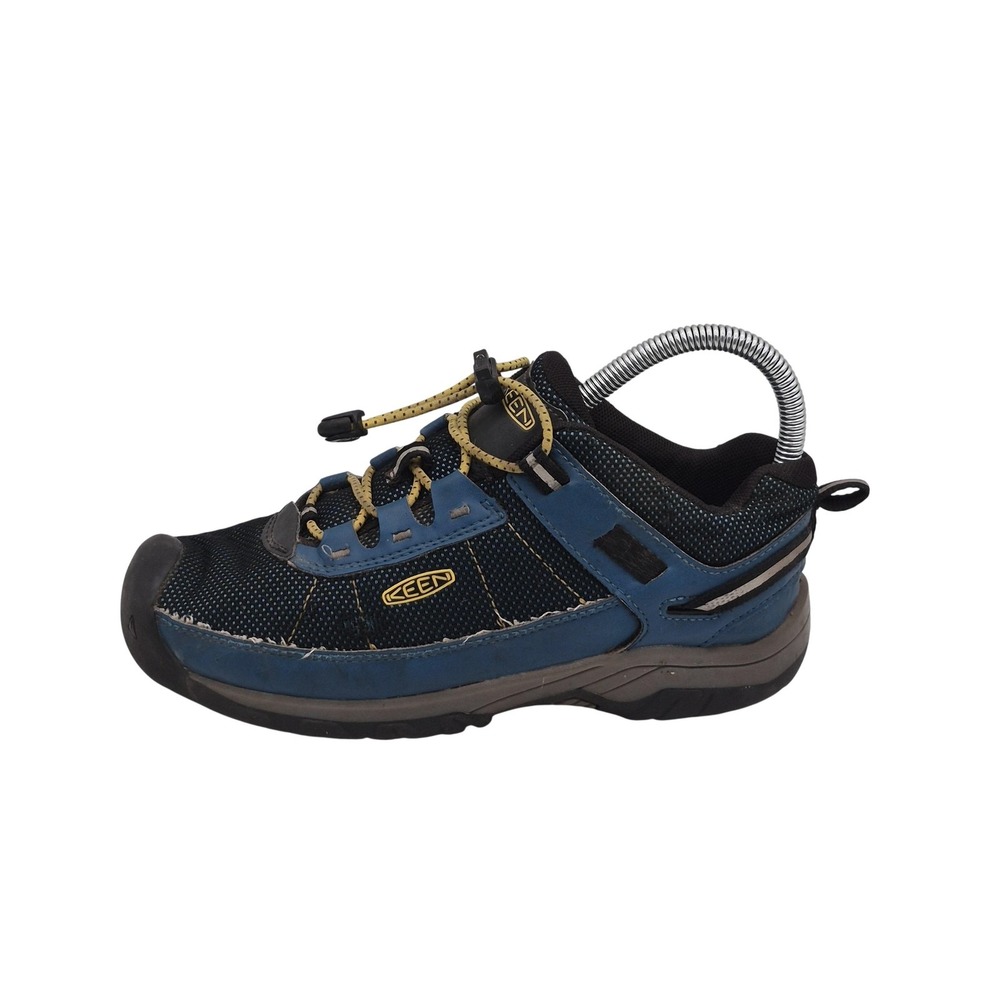 KEEN Shoes Youth Size 3 Blue Mesh Outdoor Hiking Trail Athletic Sneakers 1024737